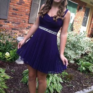 Windsor Purple Homecoming Dress